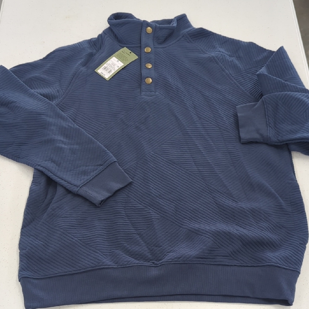 Blue Pullover Sweatshirt